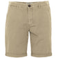 Beige Cotton Men's Bermuda Short