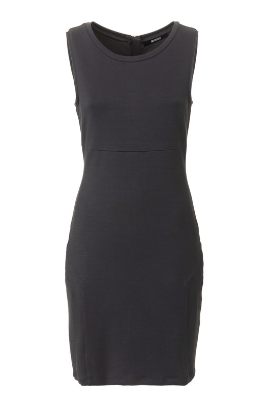 Black Polyester Women Dress