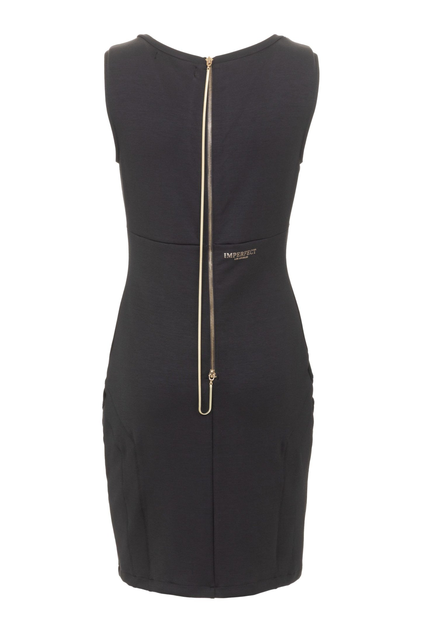 Black Polyester Women Dress
