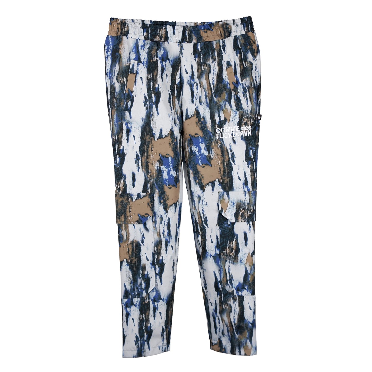Multicolor Polyester Men Trouser