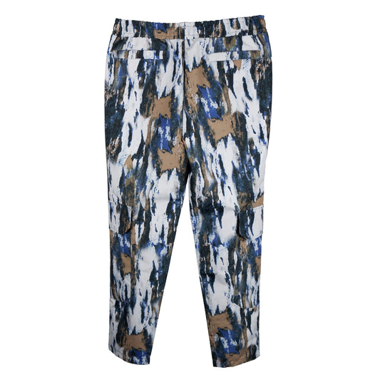 Multicolor Polyester Men Trouser
