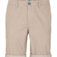 Beige Cotton Blend Bermuda Shorts