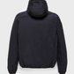 Gray Nylon Men Bomber Jacket