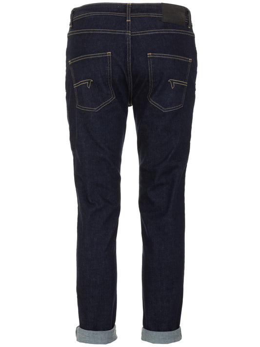 Blue Cotton Men Jeans