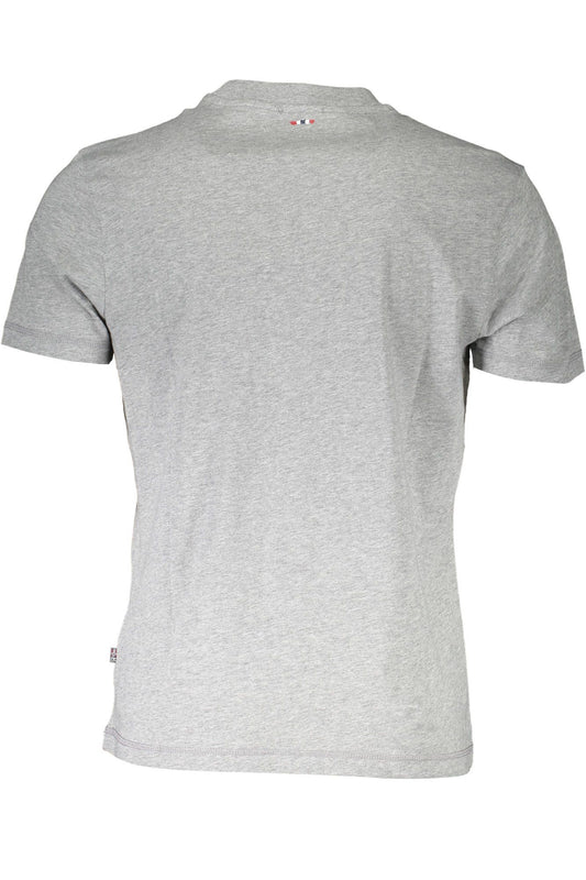 Gray Cotton Men TShirt