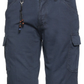 Blue Cotton Men Bermuda