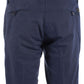 Blue Cotton Men Bermuda