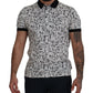 Jazz Print Collared Polo Tee