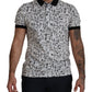 Jazz Print Collared Polo Tee