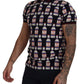 Elegant Black Venus Kiss Polo Tee