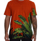Floral Elegance Cotton Crewneck Tee