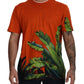 Floral Elegance Cotton Crewneck Tee