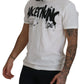 Elegant White Cotton Crewneck T-Shirt