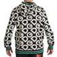 Logo Mania Zip Hooded Wool Sweater