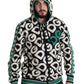 Logo Mania Zip Hooded Wool Sweater