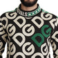 Chic Logo Mania Crewneck Sweater