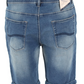 Stylish Cotton Denim Bermuda Shorts with Drawstring