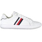 White Polyester Men Sneaker