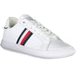 White Polyester Men Sneaker