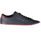 Blue Recycled Polyester Men Sneaker