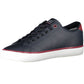 Blue Recycled Polyester Men Sneaker