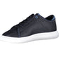 Blue Recycled Polyester Men Sneaker