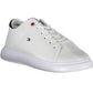 White Polyester Men Sneaker
