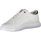 White Polyester Men Sneaker
