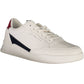 White Polyester Men Sneaker