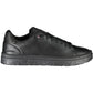 Black Polyester Men Sneaker