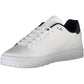 White Polyester Men Sneaker