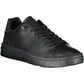 Black Polyester Men Sneaker
