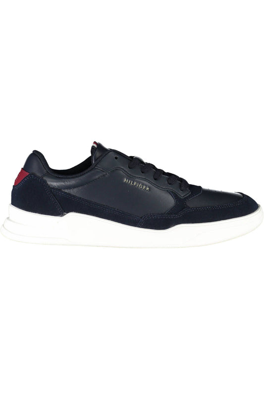 Blue Polyester Men Sneaker