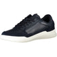 Blue Polyester Men Sneaker