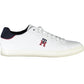White Polyester Men Sneaker