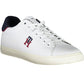White Polyester Men Sneaker