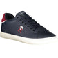 Blue Polyester Men Sneaker