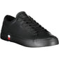 Black Polyester Men Sneaker