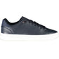 Blue Polyester Men Sneaker