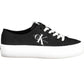 Black Cotton Women Sneaker