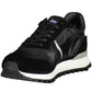 Black Polyester Men Sneaker