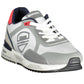 White Polyester Men Sneaker