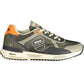 Green Polyester Men Sneaker