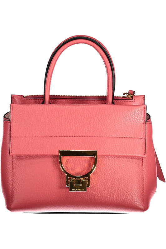 Pink Leather Women Handbag