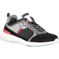Black Leather Mens Sneaker