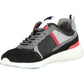 Black Leather Mens Sneaker