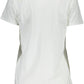 White Cotton Women T-Shirt