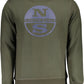 Green Cotton Men Sweater