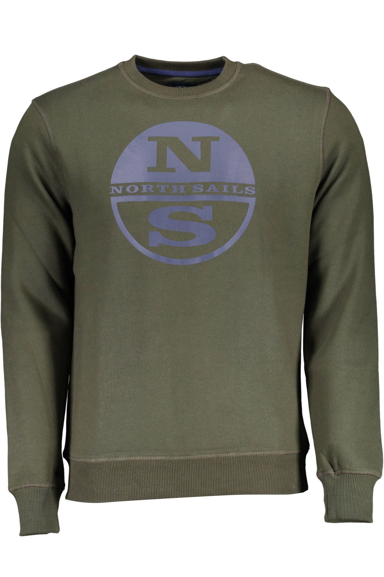 Green Cotton Men Sweater