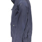 Blue Polyester Men Jacket